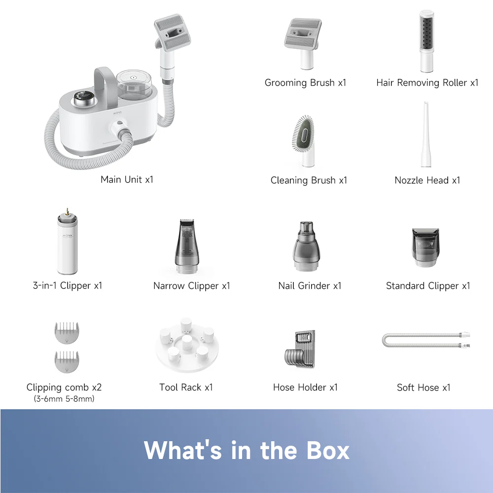 MOVA G1 Pro Pet Grooming Kit - Image 7