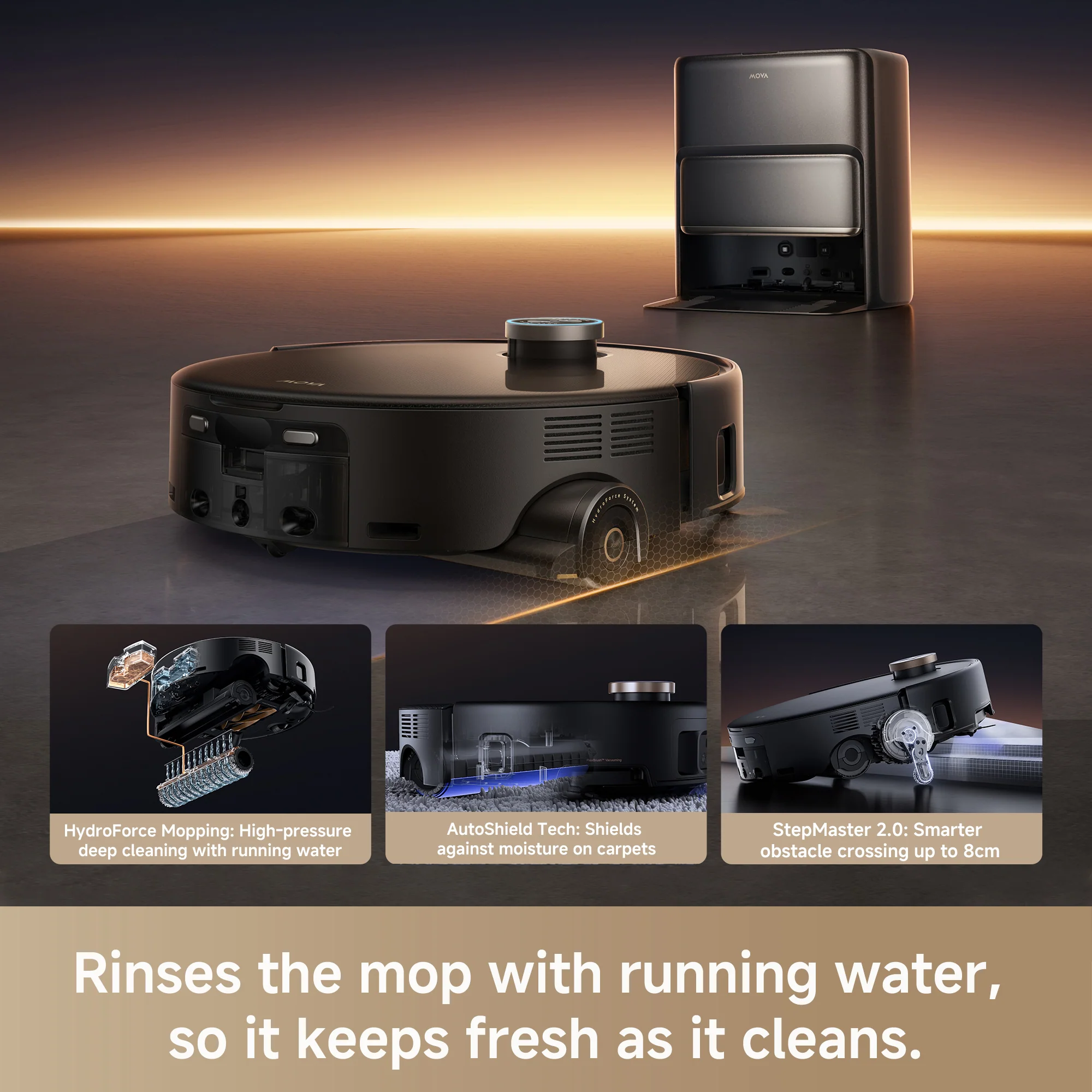 MOVA Z60 Ultra Roller Complete Robot Vacuum - Image 4